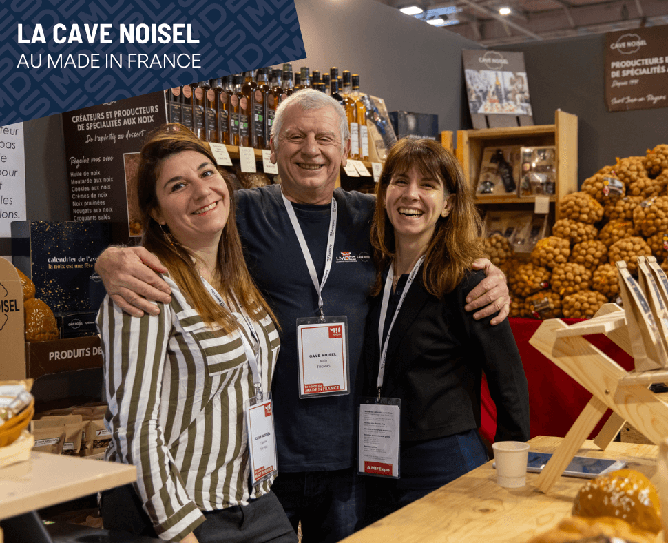 Charline, Alain et Marine au salon Made in France